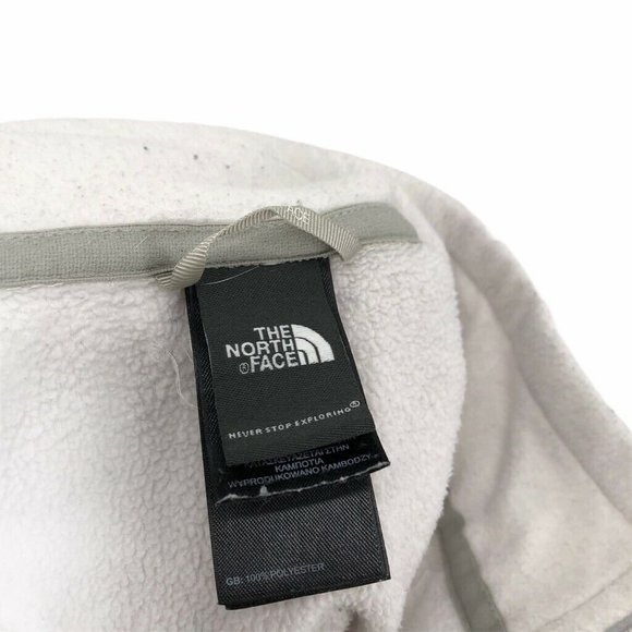 The North Face Womens Fleece Jacket Ivory Size L - Picture 7 of 9